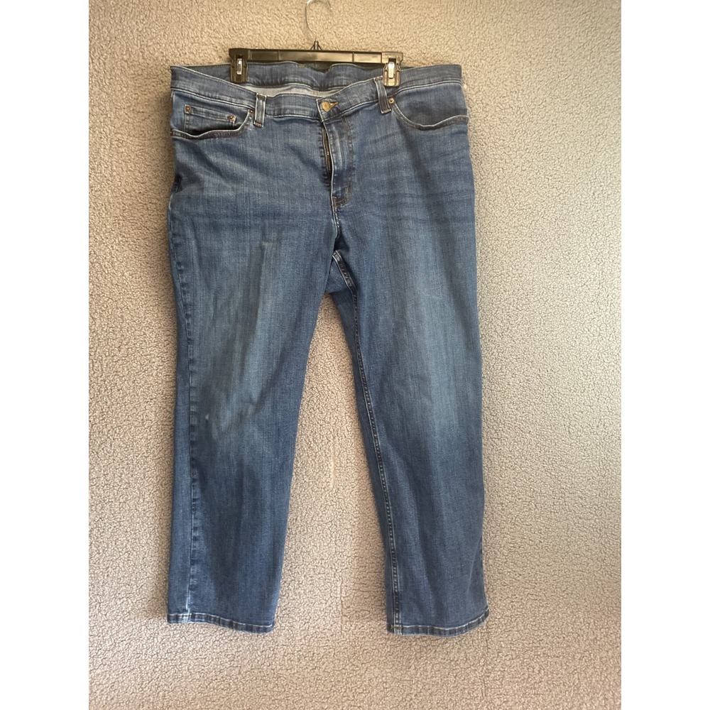 LL Bean Jeans Mens 40 x 28 Blue Relaxed Fit ‎ Denim